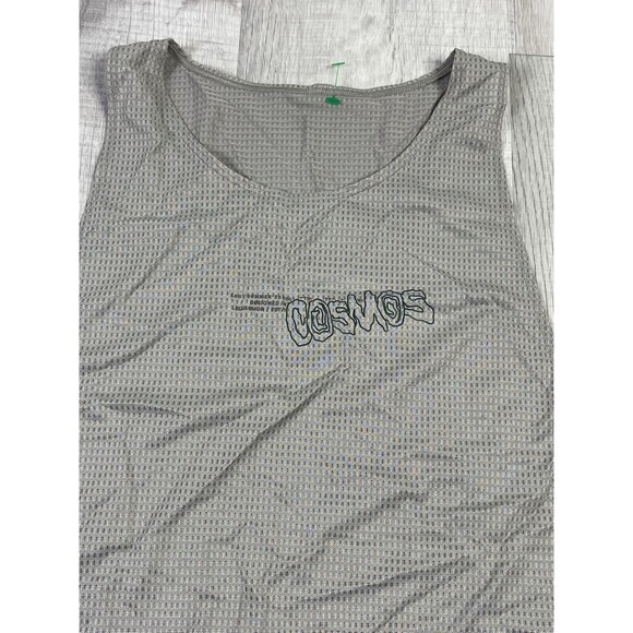 NWT Lululemon Lab Mesh Tank Top Graphic Women’s Size 10 In Raw Linen Gym I - Picture 4 of 9